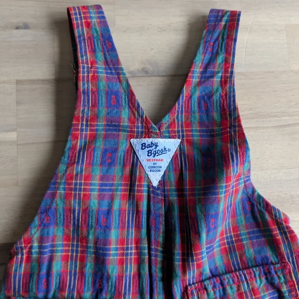 Vintage Baby B'Gosh Vestbak by Oshkosh B'Gosh‎ Overalls NEW w/ Tags 18mo
